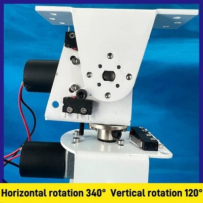 DIY DC Dual Axis Pan Tilt Solar Tracking And Monitoring Robot High Load Capacity