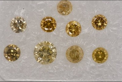 9 pcs Diamond  (Natural)  - 1.00 ct - Round - I1, I2, I3