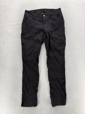 Duluth Dry on the Fly Slim Leg Pants Womens 6x31 Black Stretch Convertible Trail