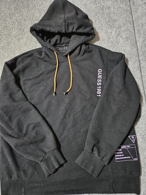 Guess Established 1981 Los Angeles California Black Pullover Hoodie Size L