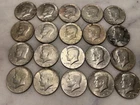 20 Kennedy 1967 Half Dollars 40% Silver Very Good Condition # 17