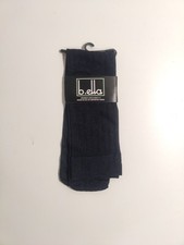 B.ella -women's socks - navy- nylon blend - Made in USA **H9**