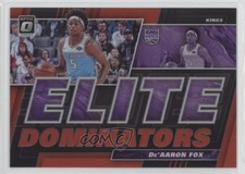 2019-20 Panini Donruss Optic Elite Dominators Red Prizm /99 De'Aaron Fox #9 1r1o