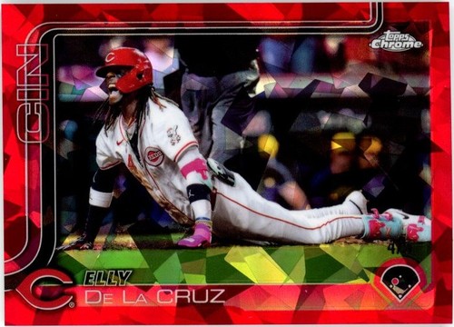 2025 Topps Chrome Black Hit The Lights Elly De La Cruz PSA 10 Pop