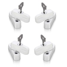 XFORT® 4 Pack Door Jammer and Window Locks for uPVC Doors & Windows - French ...