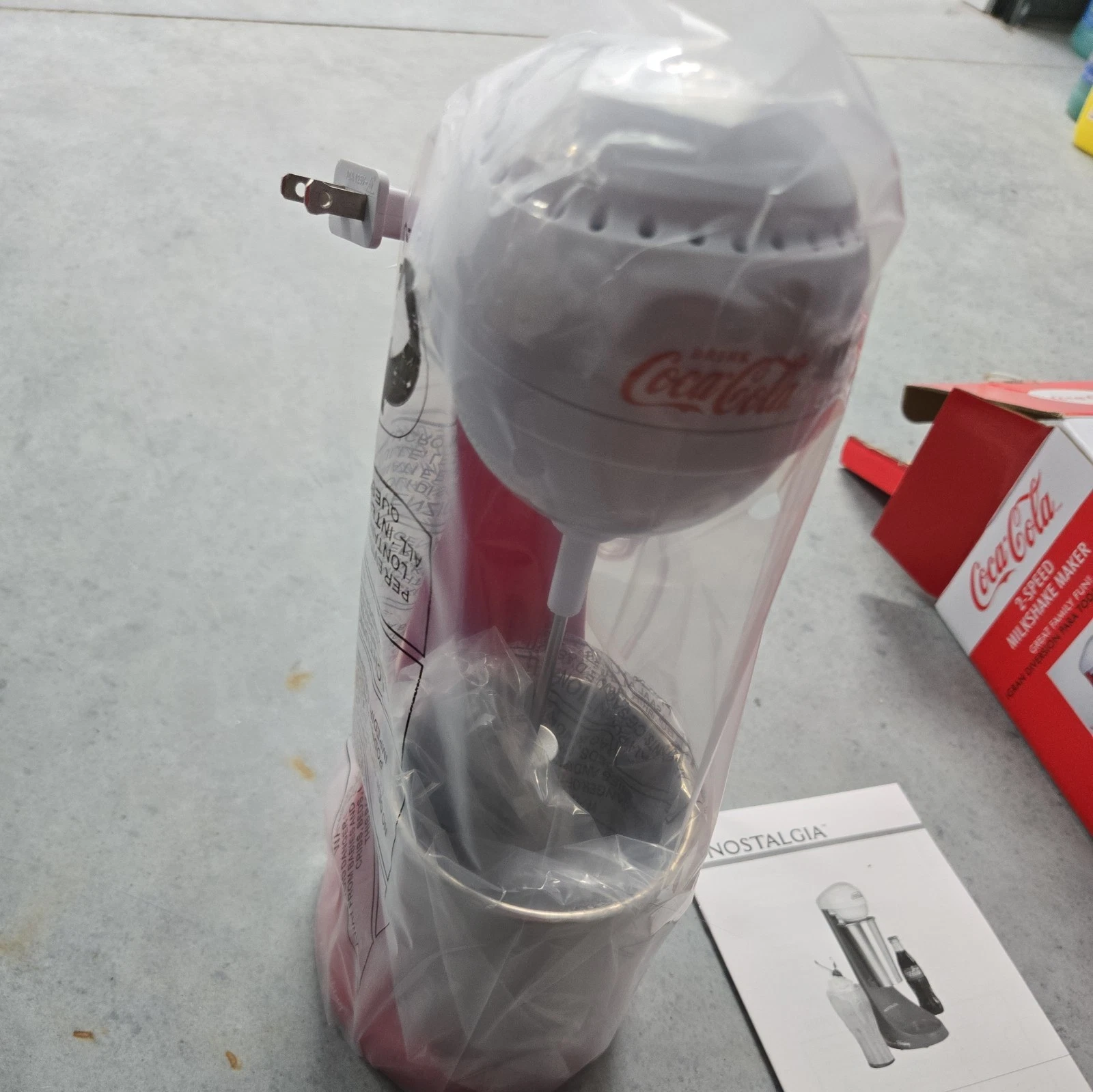 Nostalgia Coca-Cola Milkshake Maker 2-Speed Limited Edition New In BOX!