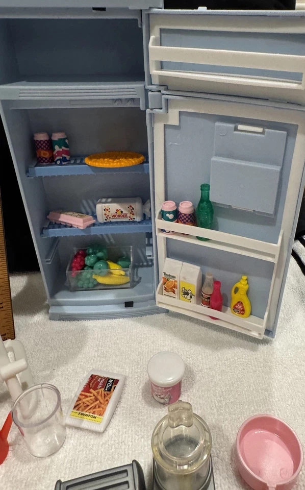 Barbie S0 1995 mucho que hacer accesorios de cocina ollas de comida sartenes platos leer Foto 2 de 4