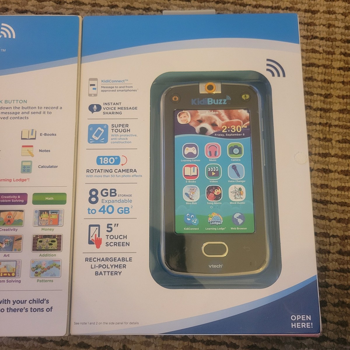 VTech 80-169500 KidiBuzz Smart Device Toy Phone for Kids