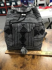 Unbranded Handwoven BOHO Hippie Backpack Possibly Mexican