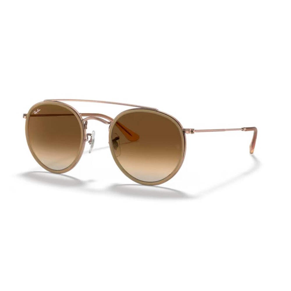 Sunglasses Ray Ban 3647-N 907051 51 22 145 RoseGold Brown gradient Lens New 100%