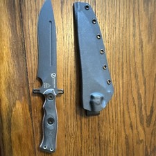 TOPS operator 7 Blackout Edition Fixed Blade Knife