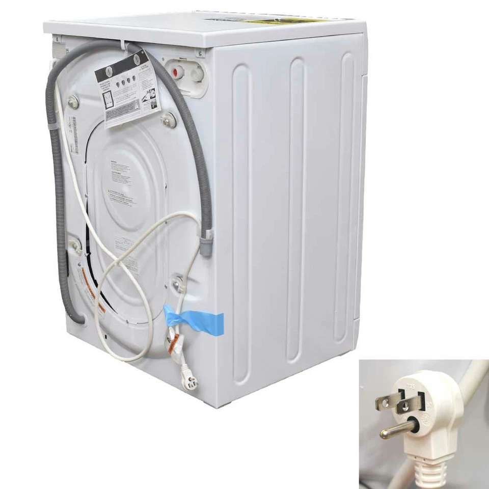 Lavadora compacta Splendide RV 15 lb 120 V blanca WFL1300XD - abolladura Foto 3 de 4