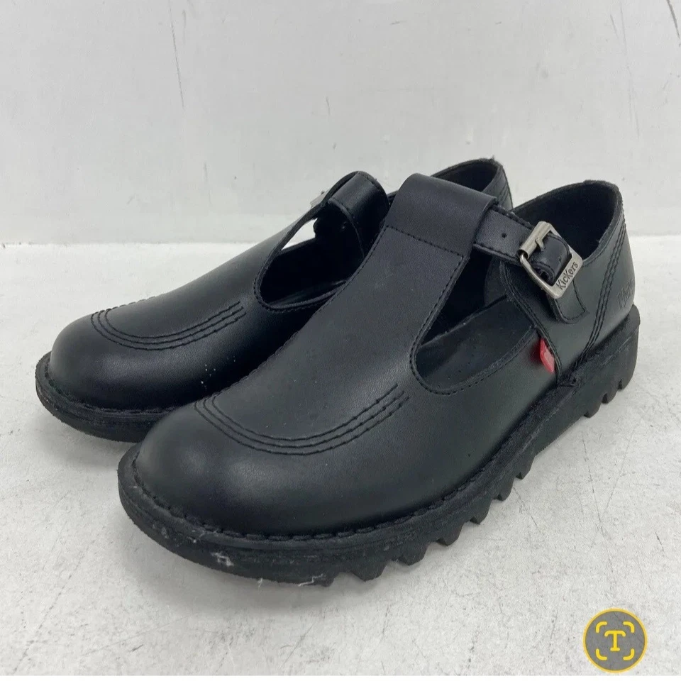 Kickers Black Mary-Jane Platform Shoes UK8 EU41 Womens RMF38-ER - Image 1 of 4