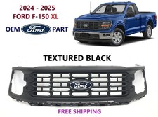 Oem 2024 2025 2026 Ford F-150 F 150 F150 Xl Upper Grille (textured Black) #3