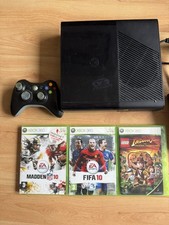 Microsoft Xbox 360 E 4GB Black Console with Controller and 3 Games