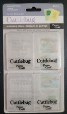 CUTTLEBUG Provo Craft Happy Birthday Embossing Folders 37-1245 Celebrate