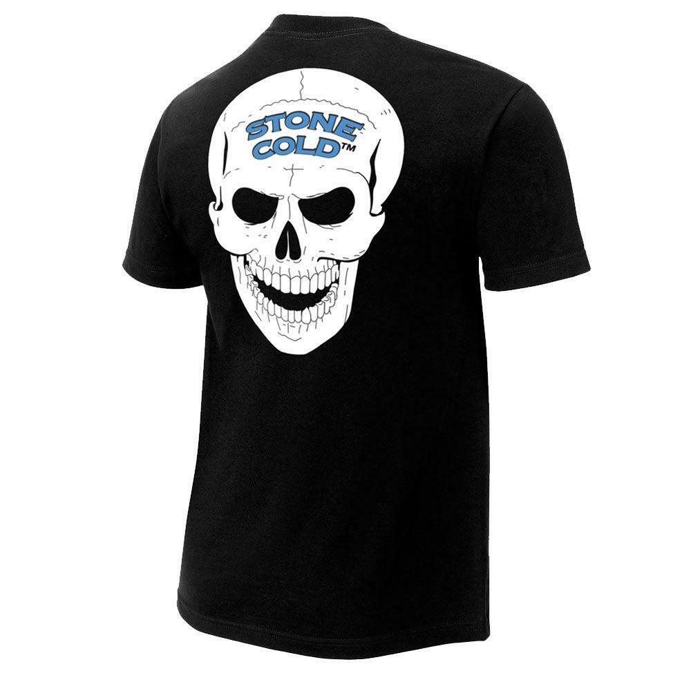 【未着用品】WWE STONE AUSTIN 3:16 Tシャツ WWE Men's Stone Cold Steve Austin Skull 3 16 Inch Front&Back