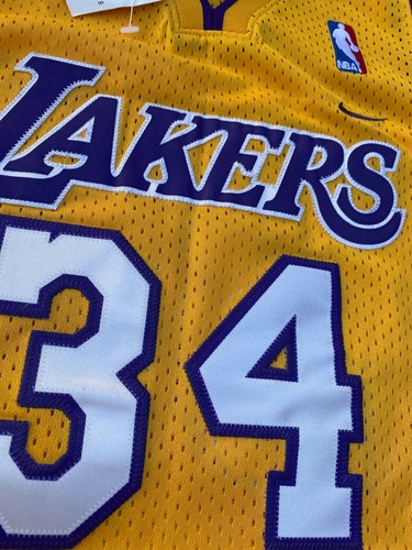 Vintage Nike NBA Los Angeles Laker Shaquille O'Neal #34 Jersey Size Youth XL. - Picture 3 of 7