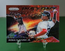2020 Panini Prizm Baseball Instant Impact Quick Pitch Red Mojo Ronald Acuna...