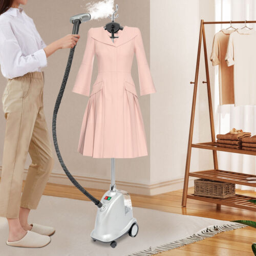 Standing Steamer Hanging Iron Clothes Garment Steaming Ironing Machine 1800W