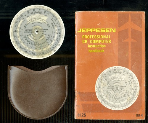 Vintage Jeppesen CR-2 Flight Computer & Case + Instruction Handbook 1973-76 - Picture 1 of 4