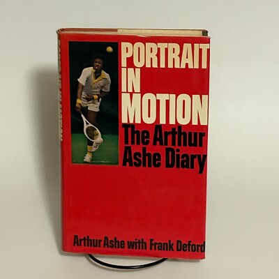 First UK Edition - Arthur Ashe, Frank Deford - Portrait in Motion - 1975 - Rare
