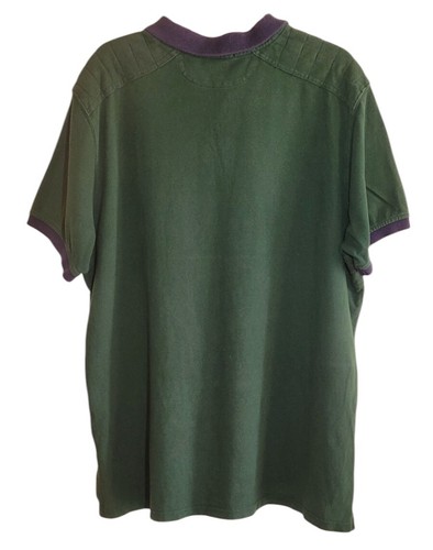 Polo Ralph Lauren Big Pony Kurzarm Rugby Shirt Grün Weiß Gelb Herren XL - Bild 7 von 11