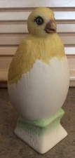 BALINT KRAMLIK : 5” BABY HATCHING CHICK EASTER 1976 FIGURINE Porcelain Signed US