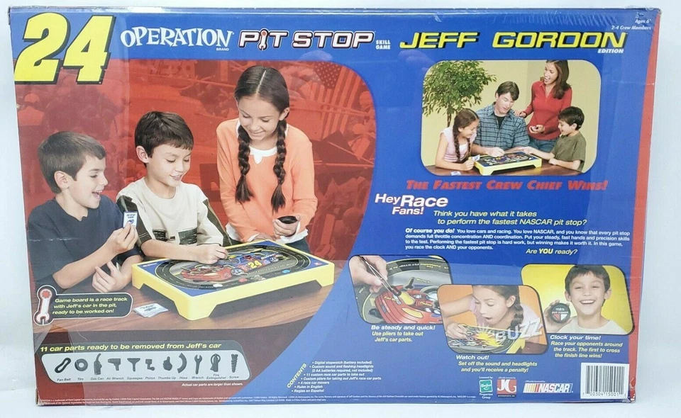 Operation Pit Stop Jeff Gordon 24 Juego 100% Completo 2004 NUEVO Precintado Raro Carreras Foto 2 de 4