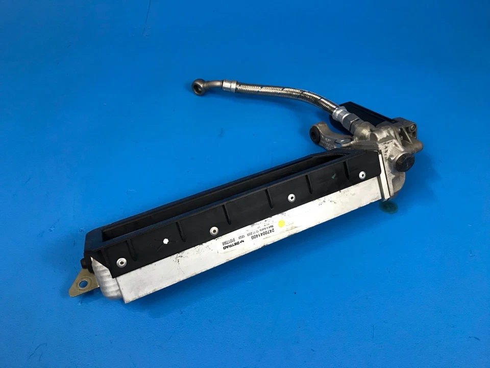 06-10 BMW E60 E63 E64 M5 M6 SMG TRANSMISIÓN ENFRIADOR DE ACEITE RADIADOR CON BOMBA 64K Foto 4 de 4