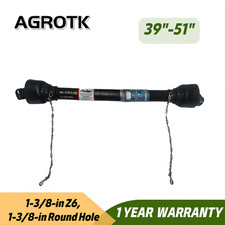 AGT 39-51 PTO Shaft PTO Driveshaft 1-3/8 6 Sp...