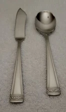 VTG • Lenox • 18/10 • Butter Knife and Sugar Spoon • Discontinued • Excellent!