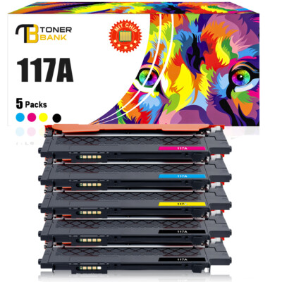 4 XXL Toner zu HP 117A W2070A Color Laser MFP 178nwg nw 179 fwg fnw 150nw 150a