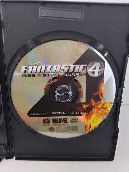 DVD Disc Movies Fantastic 4 And Fantastic 4 Rise Of The Silver Surface Set Of 3 Foto 4 de 4