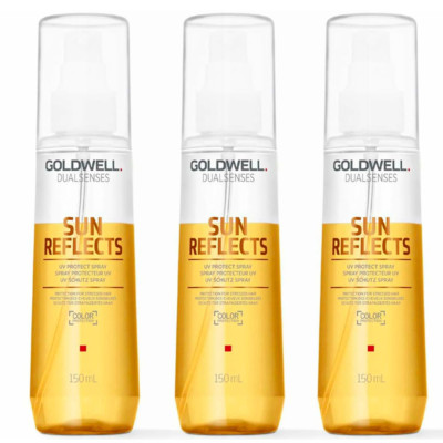 3x Goldwell Dualsenses Sun Reflects After Sun UV-Schutz-Spray je 150ml