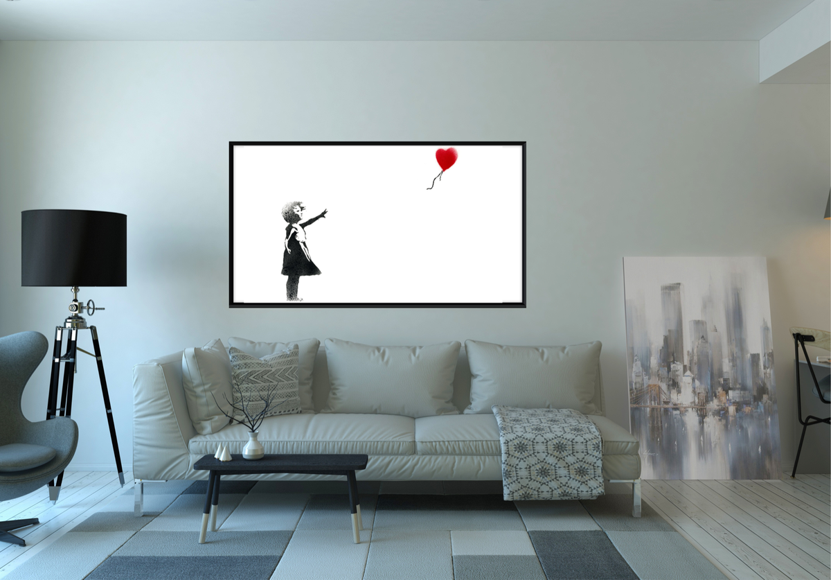 BANKSY GIRL WITH THE RED BALLOON POSTER PRINT A5, A4, A3, A2, A1