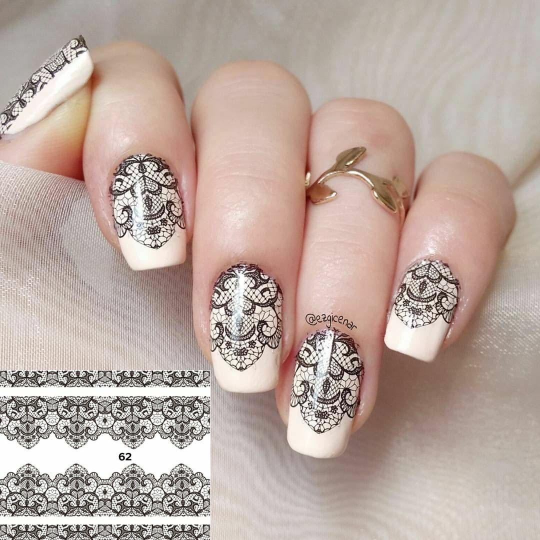 lace nail art designs