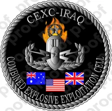 STICKER MILITARY CEXC IRAQ MAS