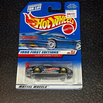 HOT WHEELS 1999 FIRST EDITIONS 5 OF 26 - OLDS AURORA GTS-1 METALLIC SILVER