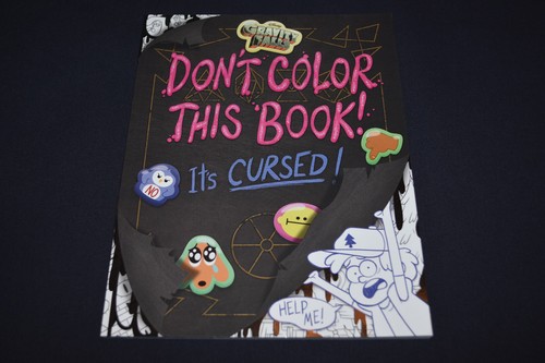 2017 Gravity Falls Don't Color This Book! It's Cursed! Coloring Book - OOP! | eBay