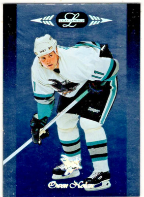 1997 Donruss Hockey Owen Nolan No. 20 San Jose Sharks