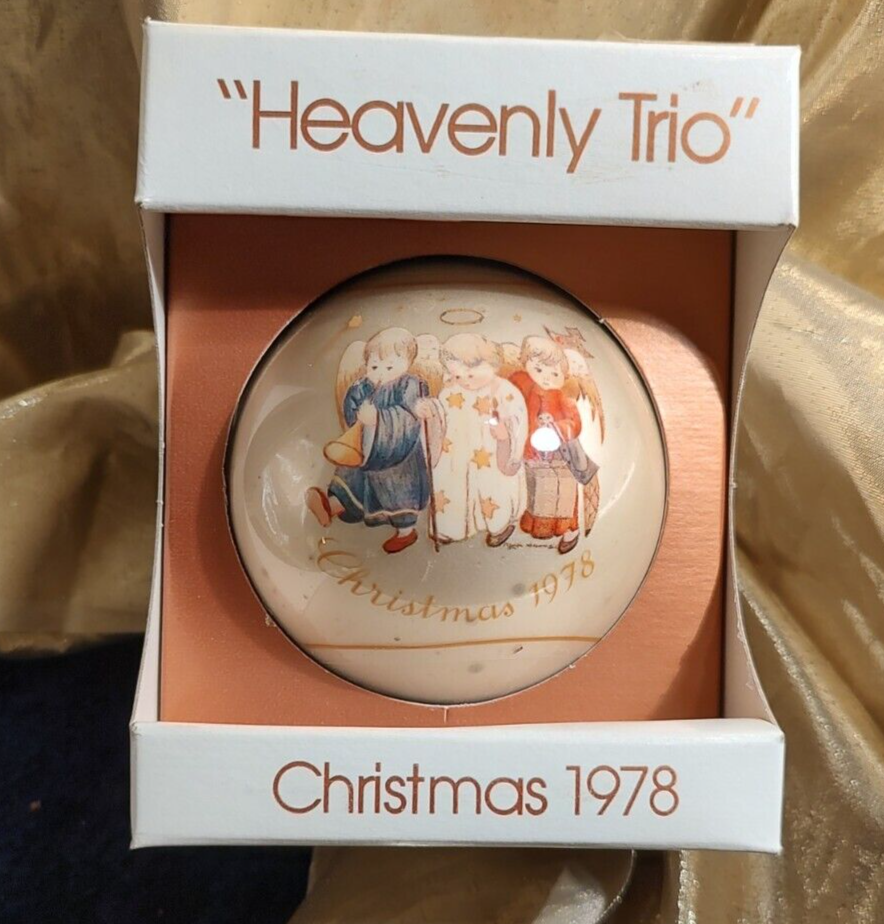 Berta Hummel HEAVENLY TRIO 1978 Vintage Schmid Ltd. Ed.  ball $20 elsewhere!