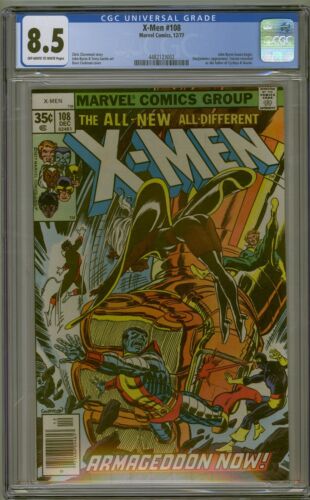 X-Men #108 (1977) CGC 8.5 (VF+) OW-WHITE PAGES 1st JOHN BYRNE IN X-MEN! K