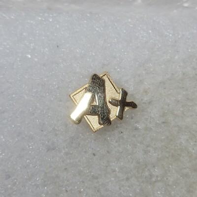 VTG GM Mark of Excellence Pin Gold-Tone Auto Emblem Logo General Motors Collect