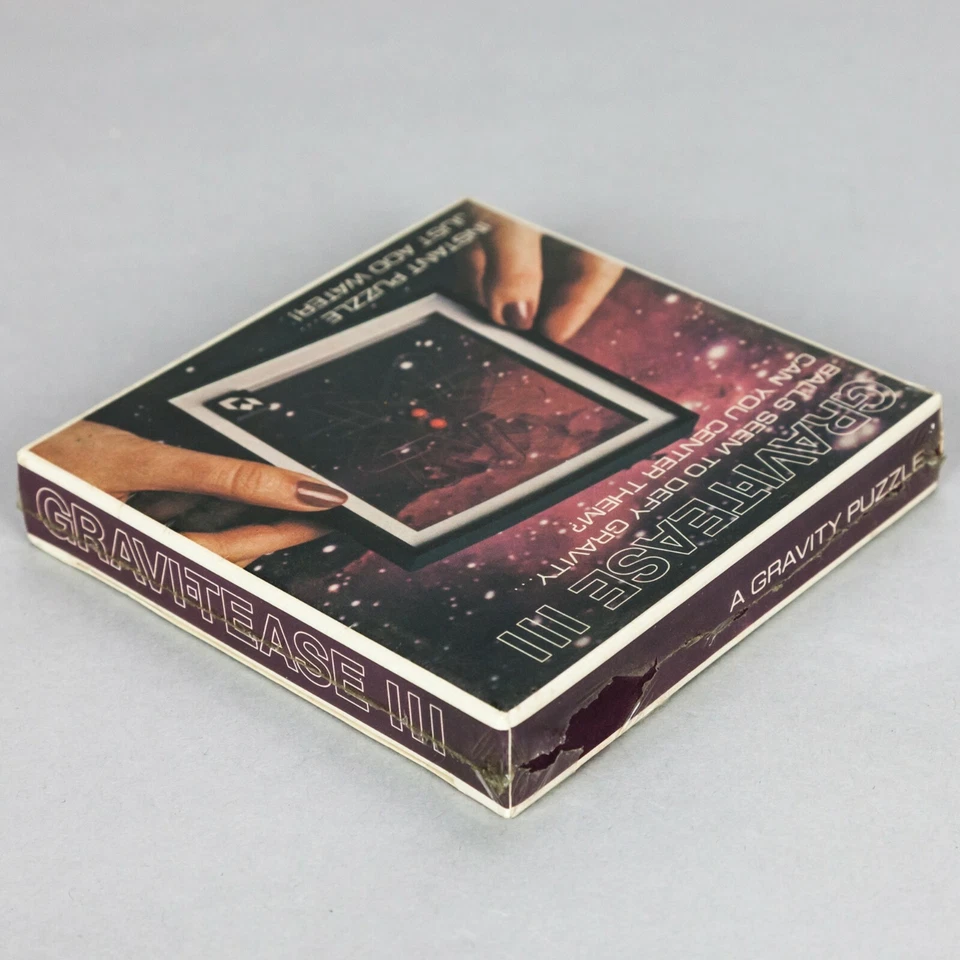 Gravi-Tease III water game USA vintage 1980 with original box rompicapo - Immagine 3 di 4