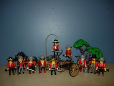 10 SÜDSTAATEN SOLDATEN KANONE CIVIL WAR 1861-1865  vs. INDIANER TOP PLAYMOBIL 1