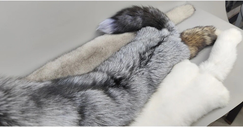 Party Luxury Real Scarf HighEnd Fur Scarf 100Natural OnePiece Real