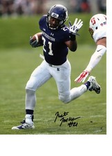 JUSTIN JACKSON NORTHWESTERN WILDCATS SIGNED 8X10 PHOTO W/COA #3