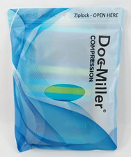 Doc Miller Compression Socks 15-20 mmHg Recovery Varicose Veins BLUE/GREEN LARGE