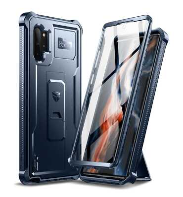 Dexnor for Samsung Galaxy Note 10 Plus 5G Case Heavy Duty Rugged with Kickstand